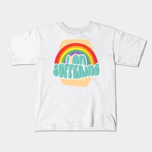 I Am Suffering (Mint / Orange) Kids T-Shirt